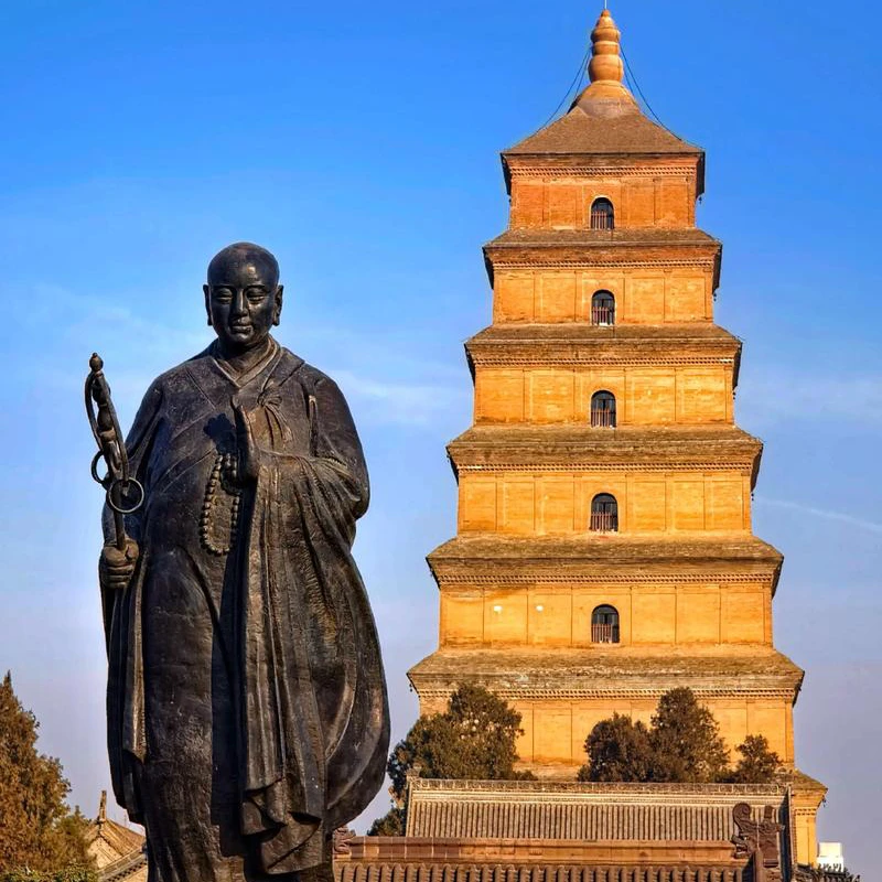 Pagoda Angsa Liar Besar di Kuil Da Ci'en, Xi'an