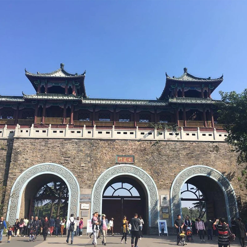 Bagian Gerbang Zhonghua pada tembok kota Nanjing era Ming