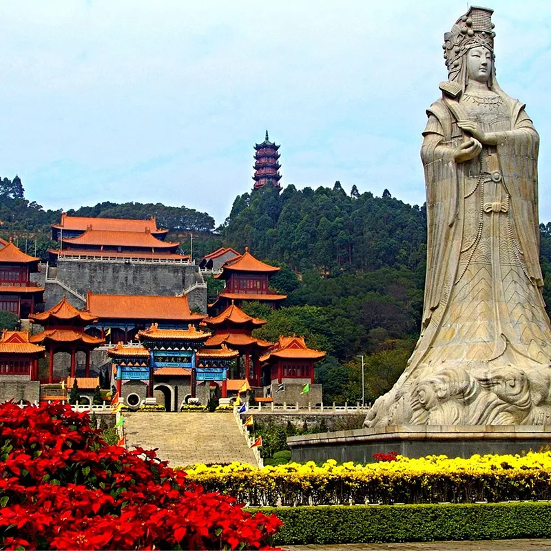 Kompleks Nansha Tianhou Palace di selatan Guangzhou