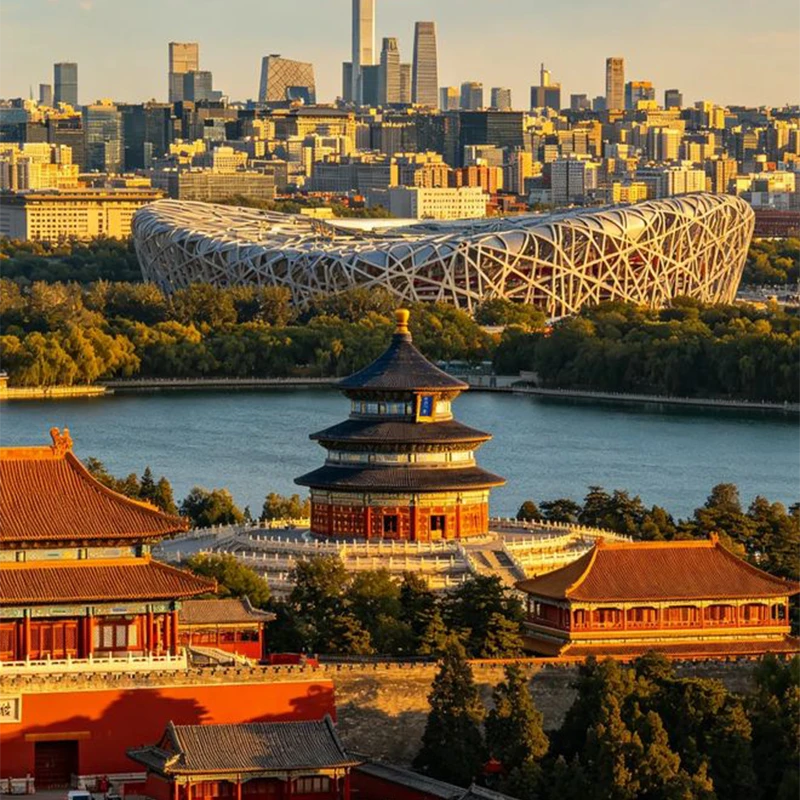 Jalan-jalan malam di kawasan danau Shichahai dan hutong, Beijing