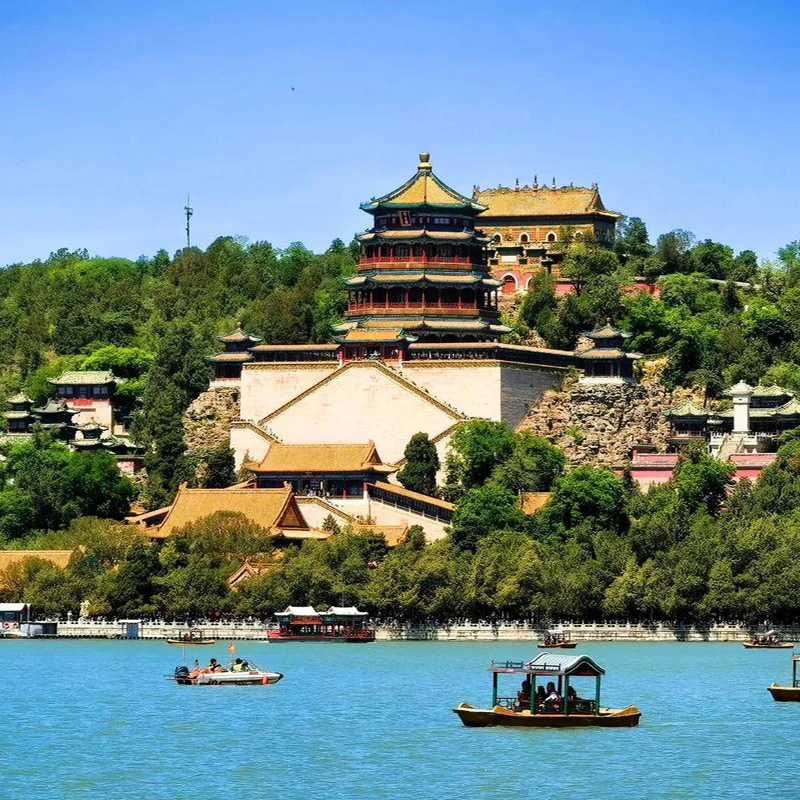 Taman kerajaan Istana Musim Panas dan Danau Kunming di Beijing