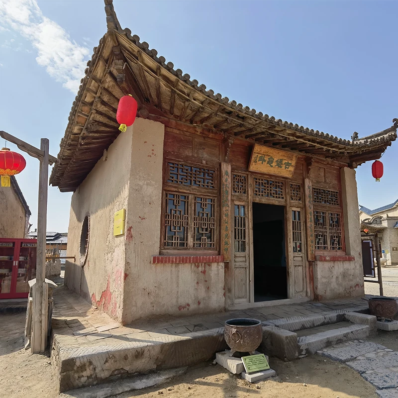 Lokasi syuting benteng tua di Studio Film Barat Zhenbeibu, Yinchuan